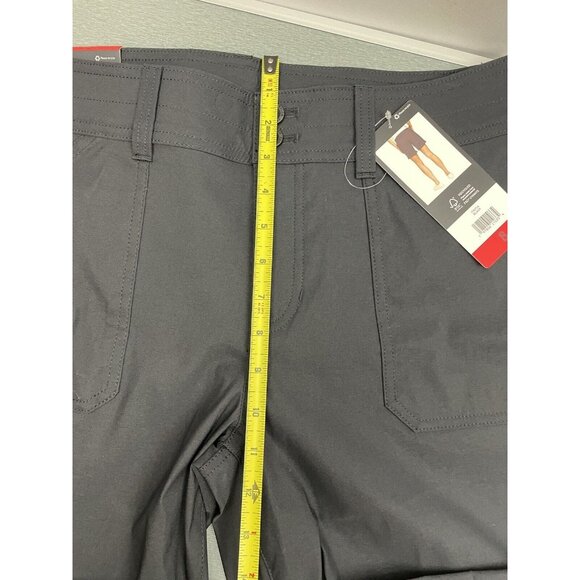 Eddie Bauer Ladies' Cargo Shorts Black Size 8 Pocket With Zipper Lightweight - Picture 7 of 14